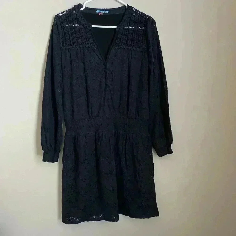 Anthropologie Leifnotes Lace‎ Crochet Peasant Dress